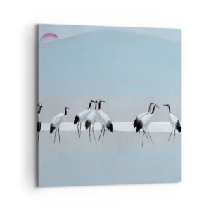 Bild auf Leinwand - Leinwandbild - Nach einem heißen Tag - 60x60 cm