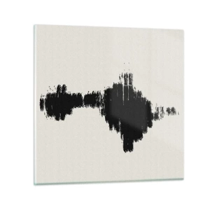 Glasbild - Bild auf glas - Schwingungen der Fantasie - 60x60 cm