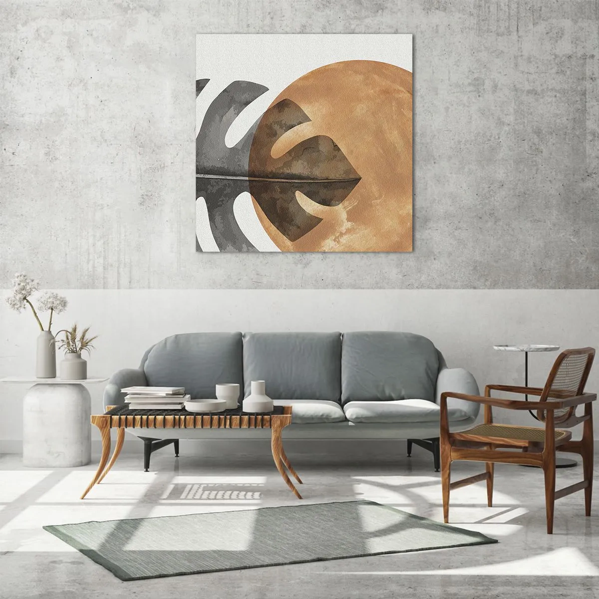 Glasbild - Bild auf glas - Immer die Sonne - 60x60 cm