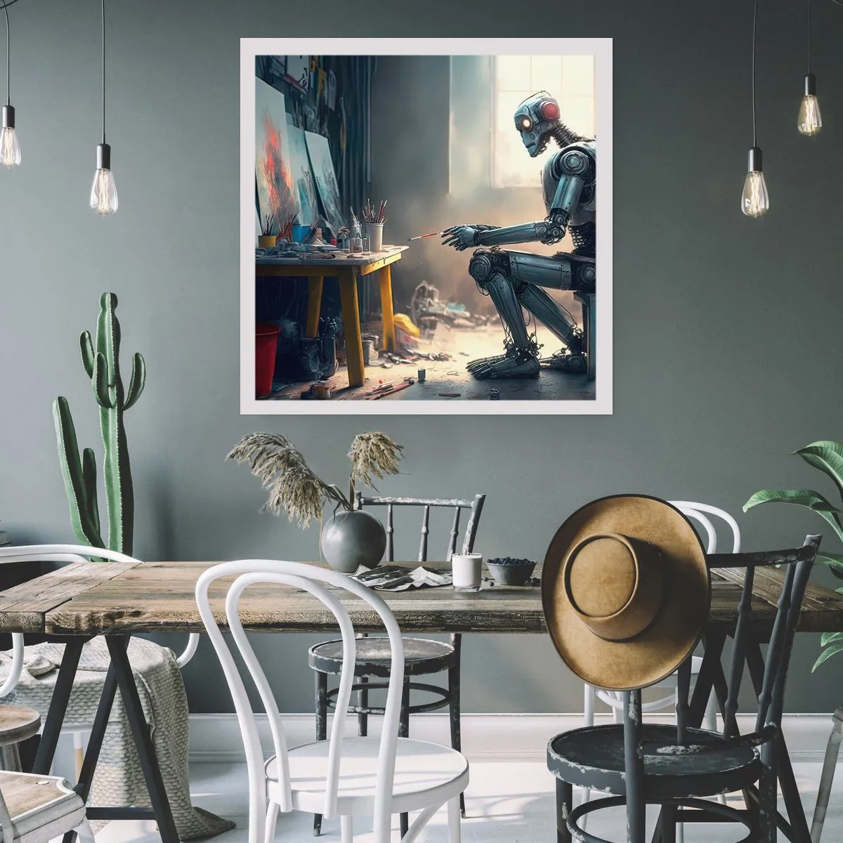 Poster - Schöpfungsakt - 60x60 cm