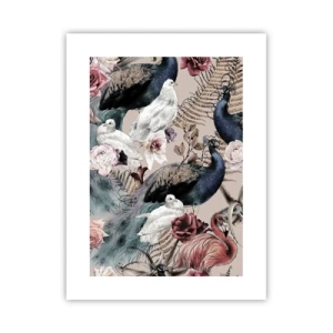 Poster - Im Schlossgarten - 30x40 cm