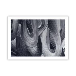 Poster - Die Fließfähigkeit der Realität - 70x50 cm