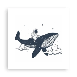 Poster - Weltraumabenteuer - 30x30 cm