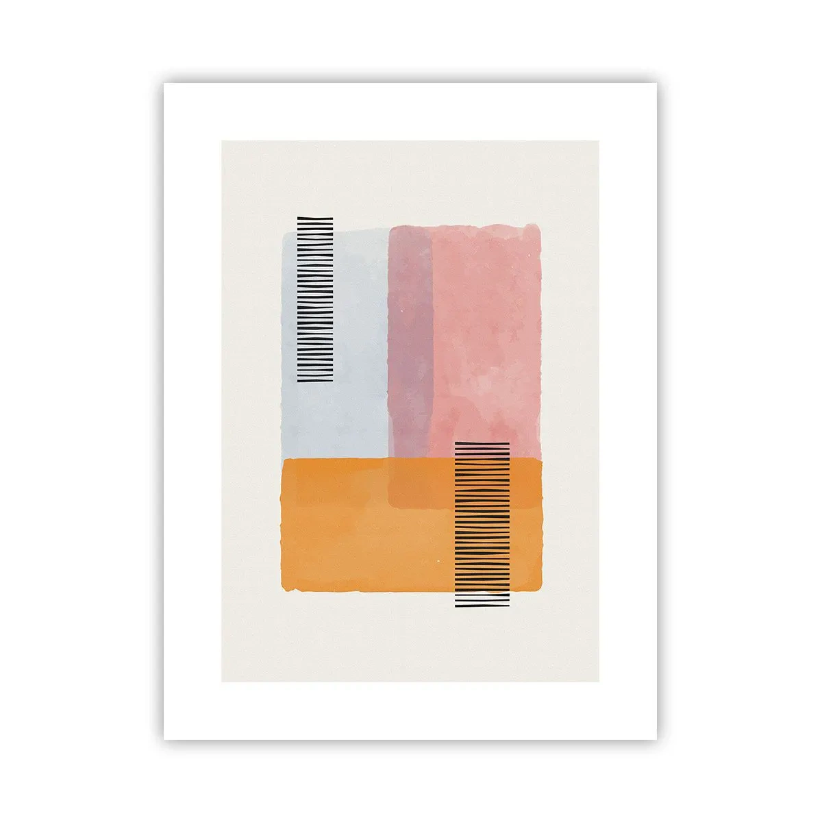 Poster - Von Ecke zu Ecke - 30x40 cm