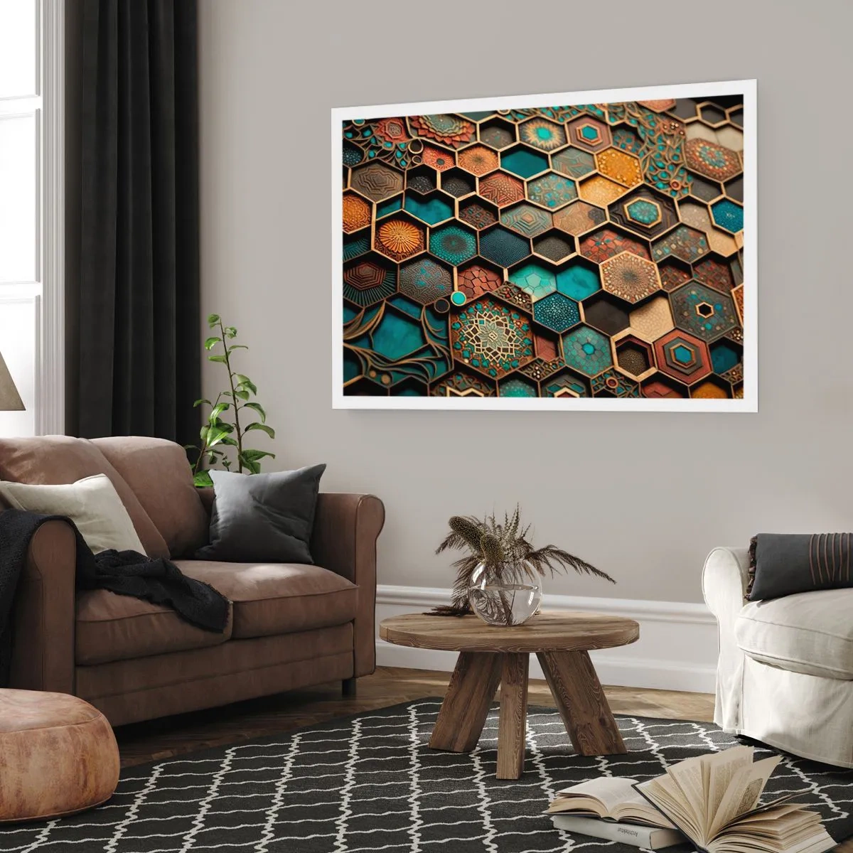 Poster - Arabische Ornamente – Variation - 70x50 cm