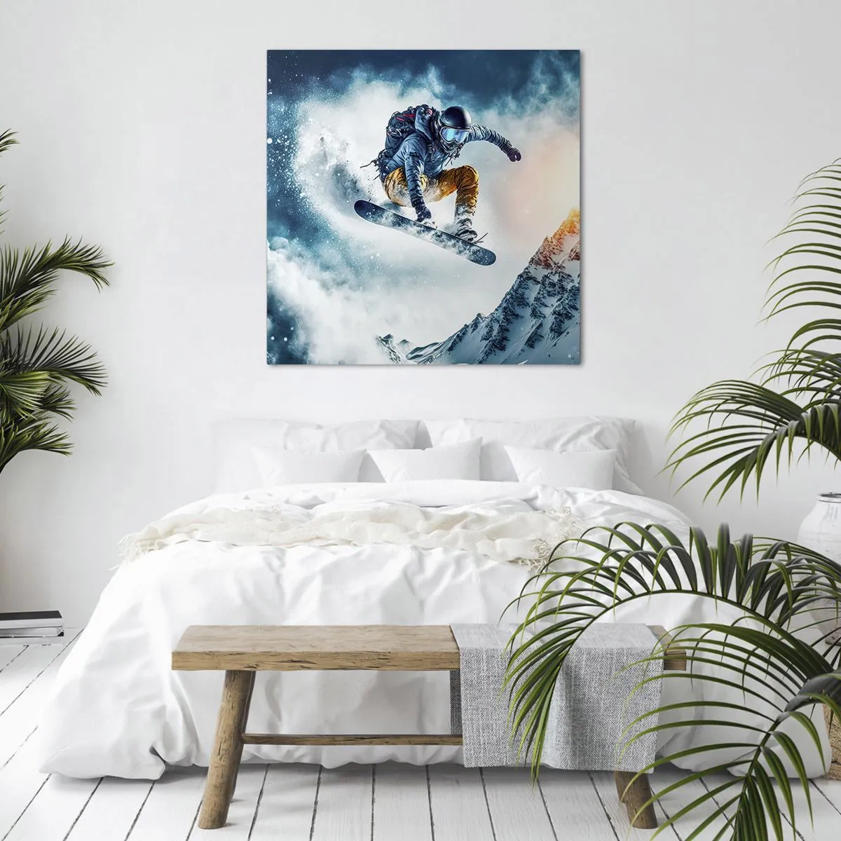 Bild auf Leinwand - Leinwandbild - Extreme Emotionen - 70x70 cm