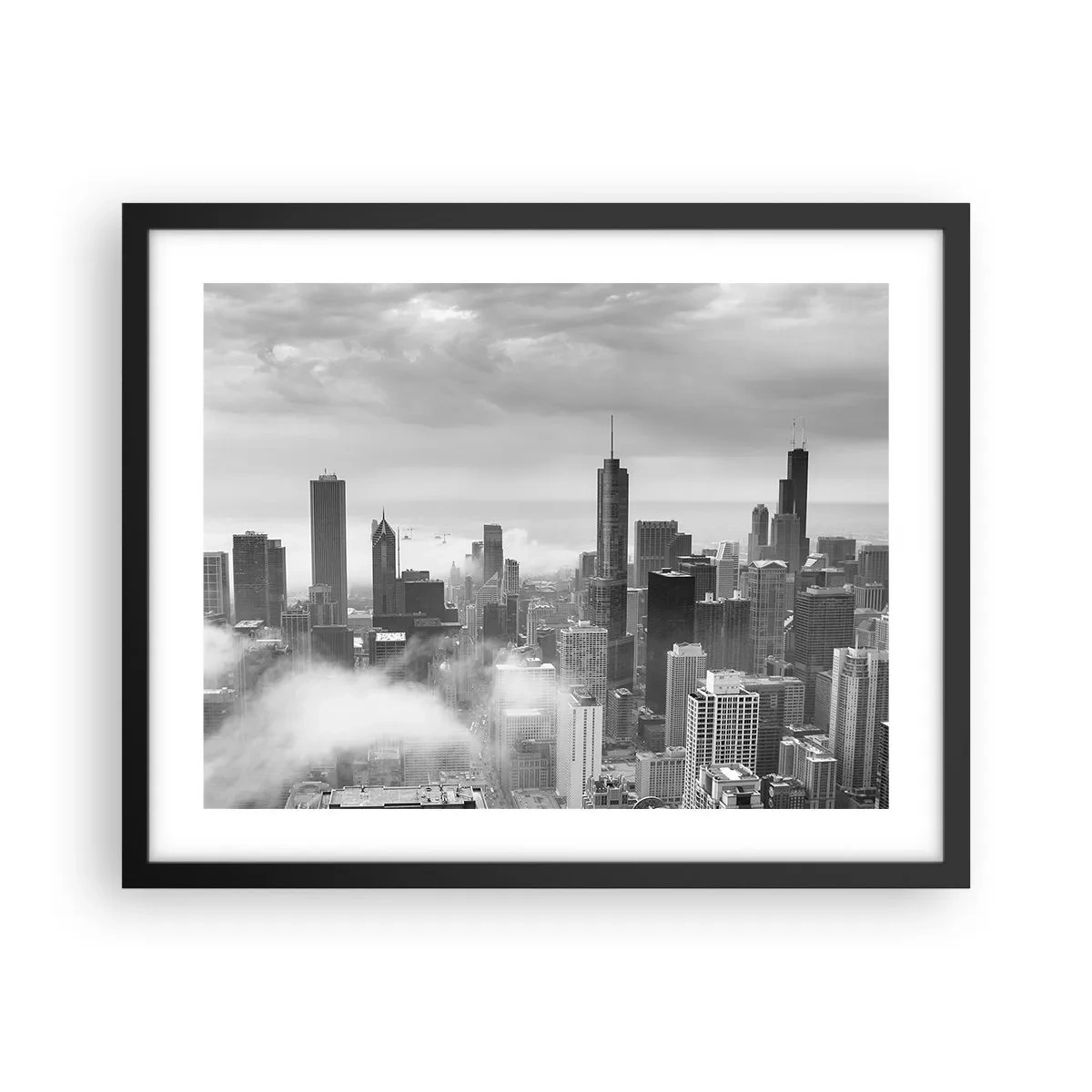 Poster in einem schwarzem Rahmen - Amerikanische Landschaft - 50x40 cm