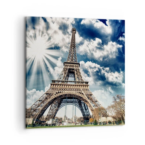 Bild auf Leinwand - Leinwandbild - Die Einzige unter der Sonne - 60x60 cm