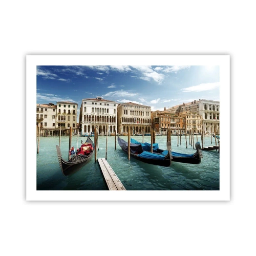 Poster - Paläste in Blau - 70x50 cm