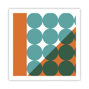 Poster - Nach oben und schräg - 60x60 cm