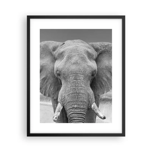 Poster in einem schwarzem Rahmen - Willkommen in meiner Welt - 40x50 cm