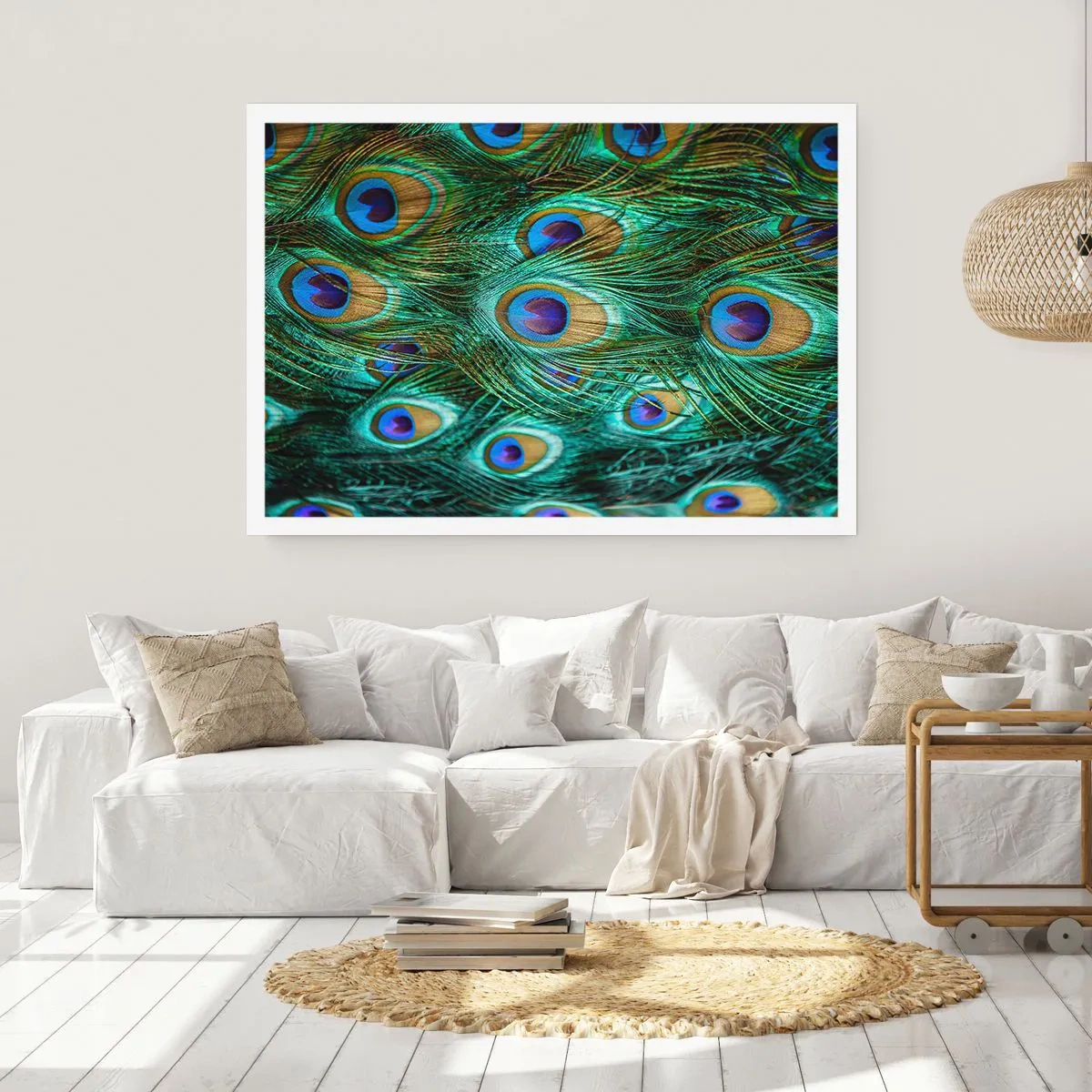 Poster - Ein Blick mit Pfauenaugen - 40x30 cm