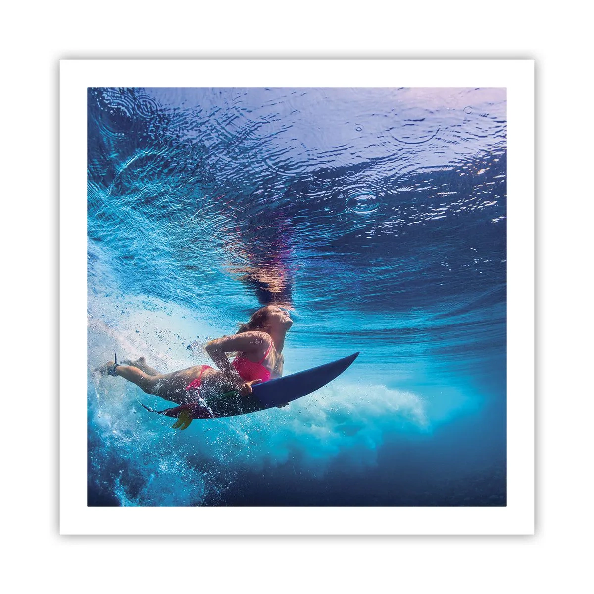Poster - Tiefe der Freude - 60x60 cm