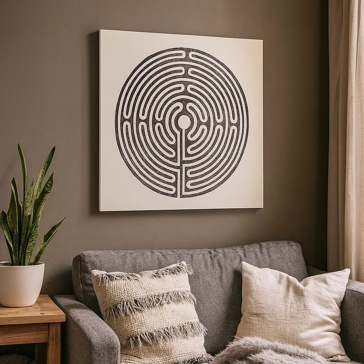 Bild auf Leinwand - Leinwandbild - Geheimnisvolle Ordnung - 30x30 cm