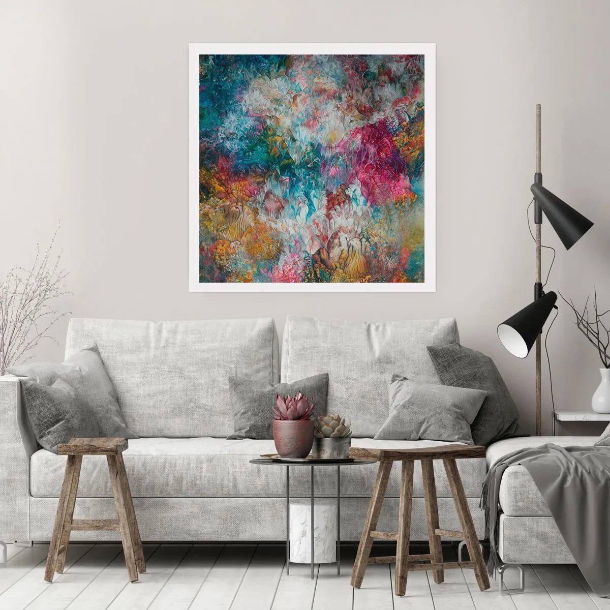 Poster - In voller Blüte - 50x50 cm