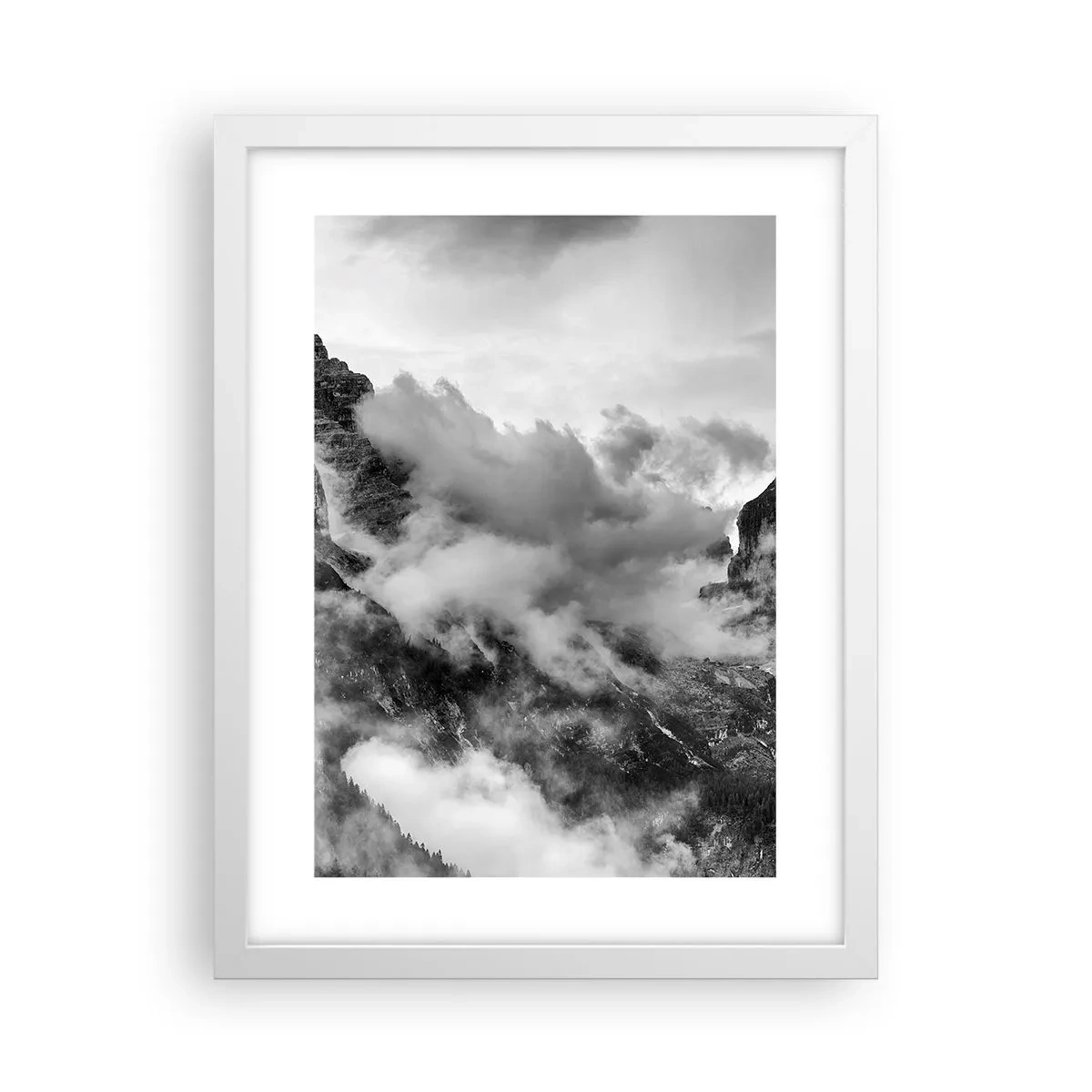 Poster in einem weißen Rahmen - Schön und grausam - 30x40 cm