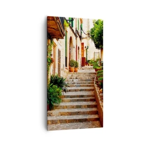 Bild auf Leinwand - Leinwandbild - Charme spanischer Feiertage - 55x100 cm