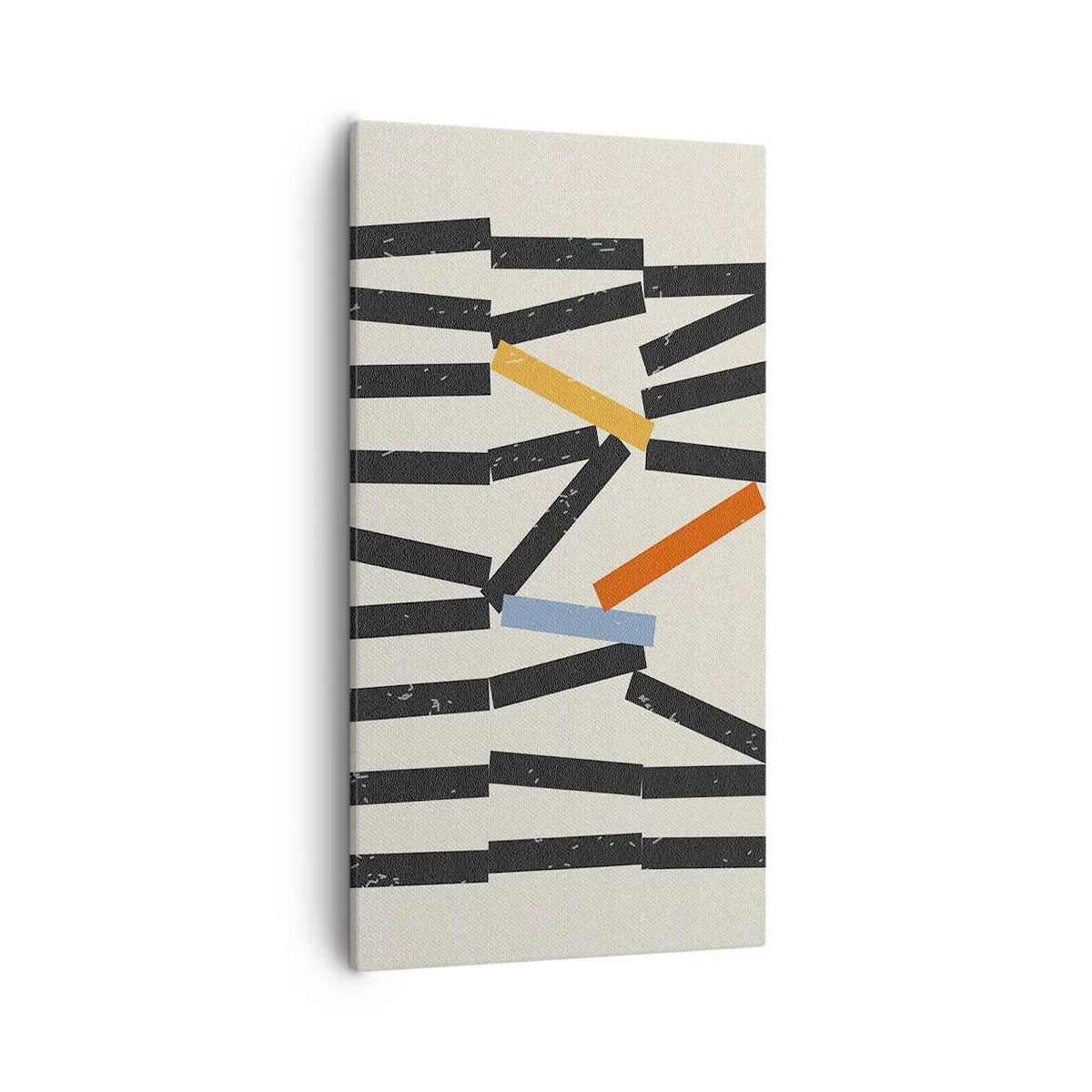 Bild auf Leinwand - Leinwandbild - Domino – Komposition - 55x100 cm
