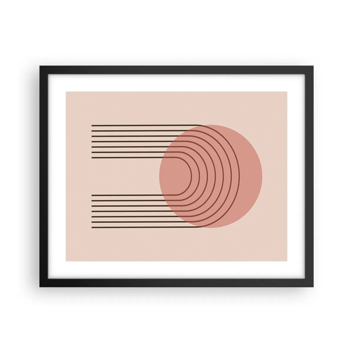 Poster in einem schwarzem Rahmen - Unwiderstehliche Anziehungskraft - 50x40 cm