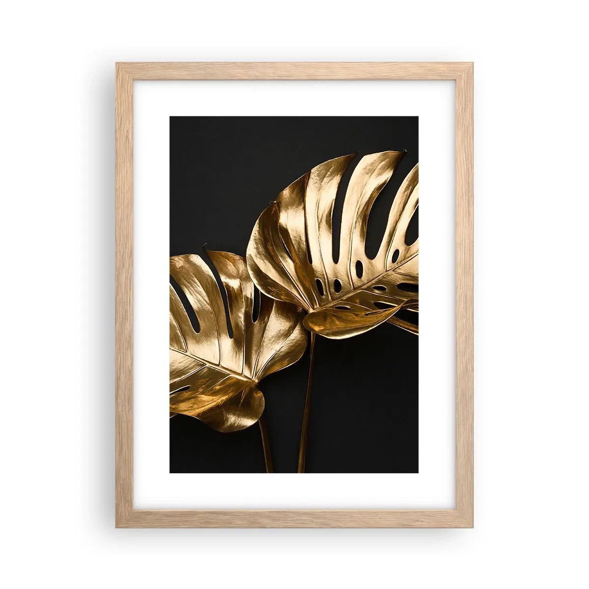 Poster in einem Rahmen aus heller Eiche - Die Schätze der Natur - 30x40 cm