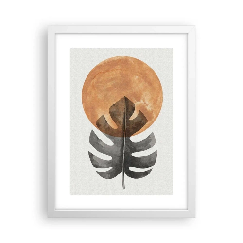 Poster in einem weißen Rahmen - Immer die Sonne - 30x40 cm