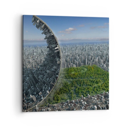 Bild auf Leinwand - Leinwandbild - Die Natur ist ewig - 70x70 cm