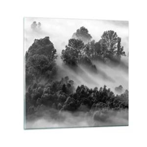 Glasbild - Bild auf glas - Aufstehend aus dem Schlaf - 50x50 cm