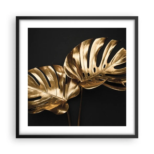 Poster in einem schwarzem Rahmen - Die Schätze der Natur - 50x50 cm