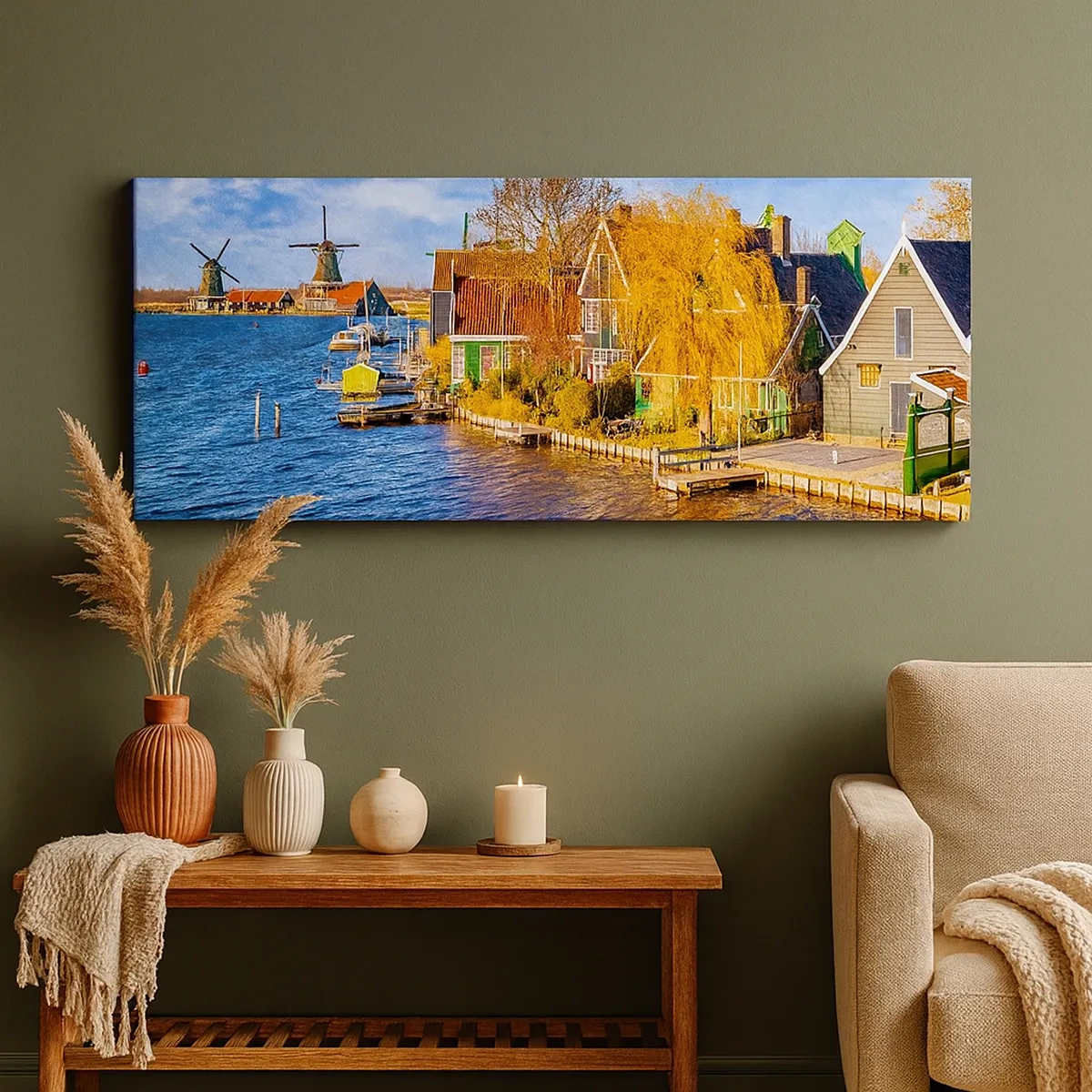 Bild auf Leinwand - Leinwandbild - Seit Jahrhunderten keine Veränderung - 30x30 cm