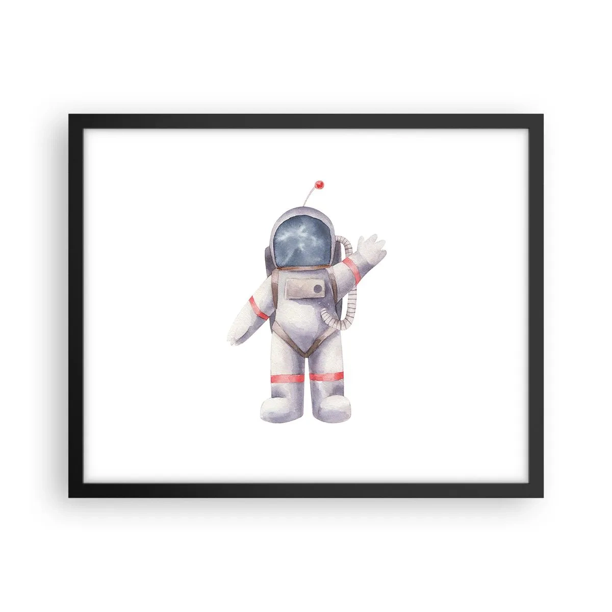 Poster in einem schwarzem Rahmen - Bis dann! - 50x40 cm