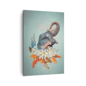 Bild auf Leinwand - Leinwandbild - Freudenschrei - 70x100 cm