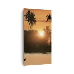 Bild auf Leinwand - Leinwandbild - Zeit zum Entspannen - 65x120 cm