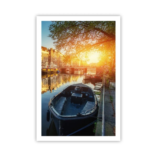 Poster - Morgen in Amsterdam - 61x91 cm
