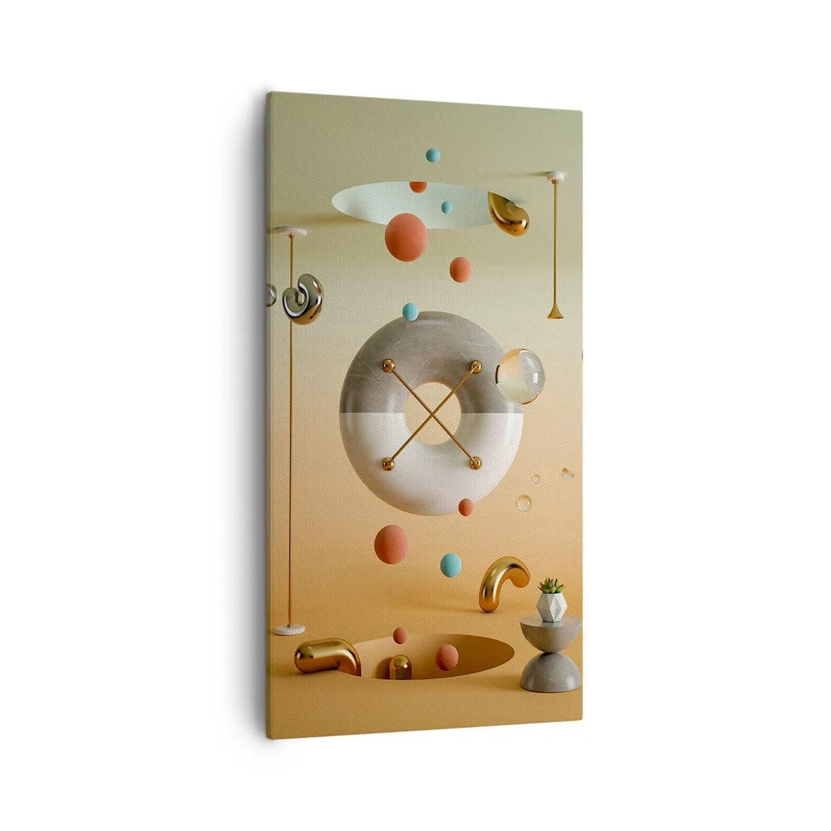 Bild auf Leinwand - Leinwandbild - Alles kann passieren - 55x100 cm