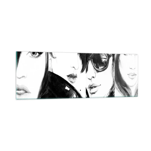 Glasbild - Bild auf glas - Schönheit multipliziert - 90x30 cm