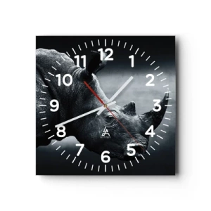 Wanduhr - Glasuhr - Richtiges Profil - 40x40 cm