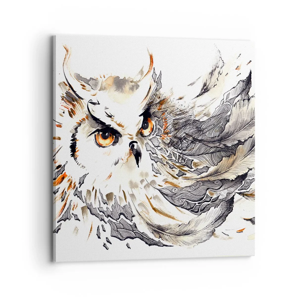 Bild auf Leinwand - Leinwandbild - Sie kam aus der Welt der Magie - 70x70 cm