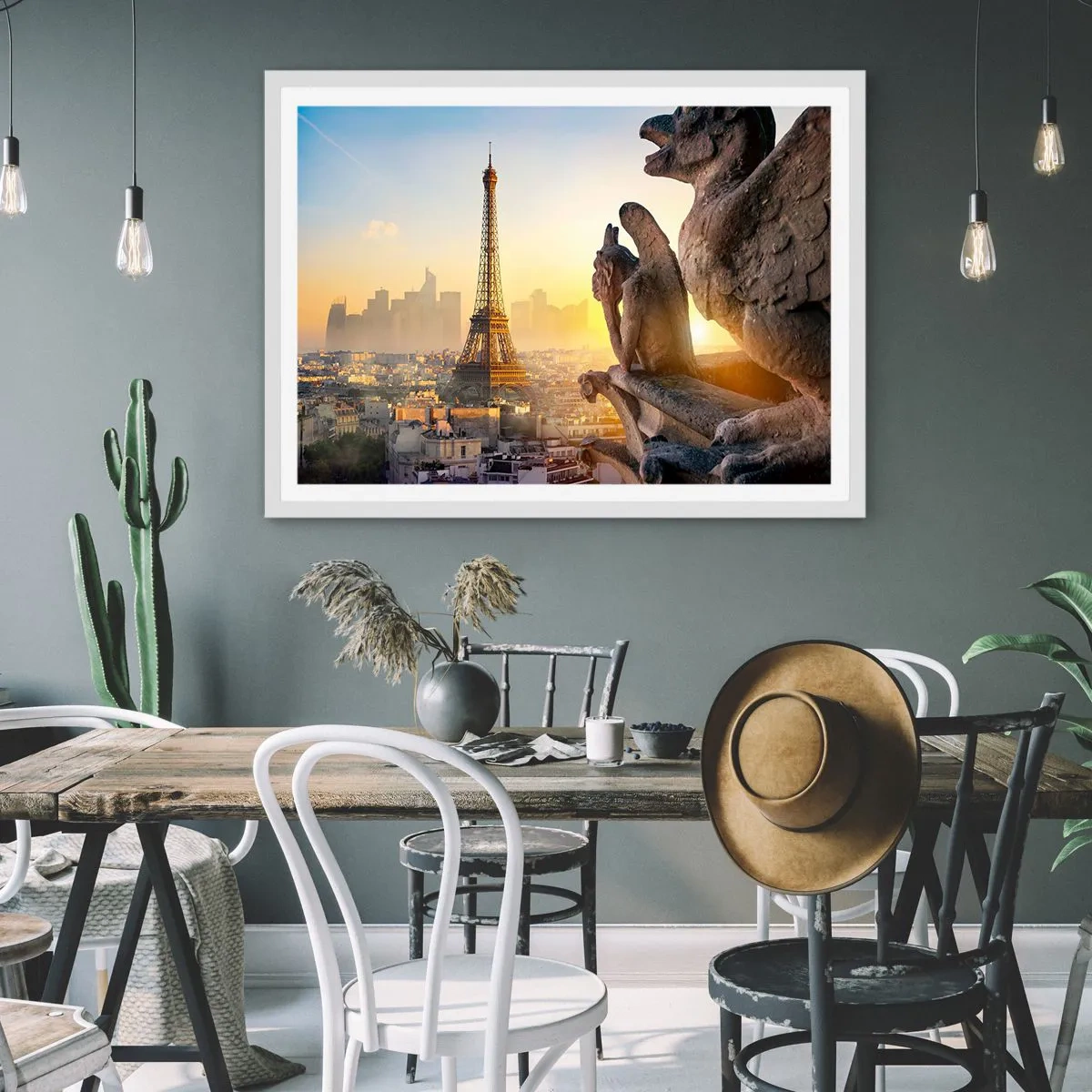 Poster in einem weißen Rahmen - Vieles hat sich geändert ... - 40x30 cm