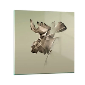 Glasbild - Bild auf glas - Die sanfte Kraft des Friedens - 40x40 cm