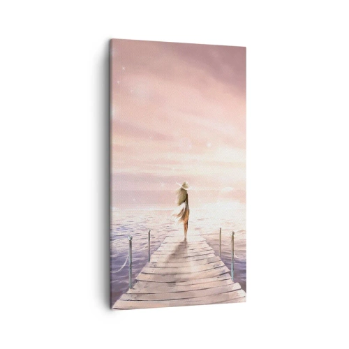 Bild auf Leinwand - Leinwandbild - Im Licht eines Traums - 45x80 cm