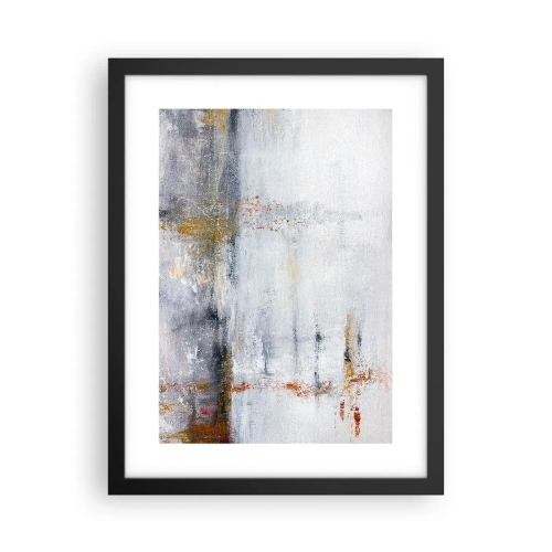 Poster in einem schwarzem Rahmen - Hinter dem Luftvorhang - 30x40 cm