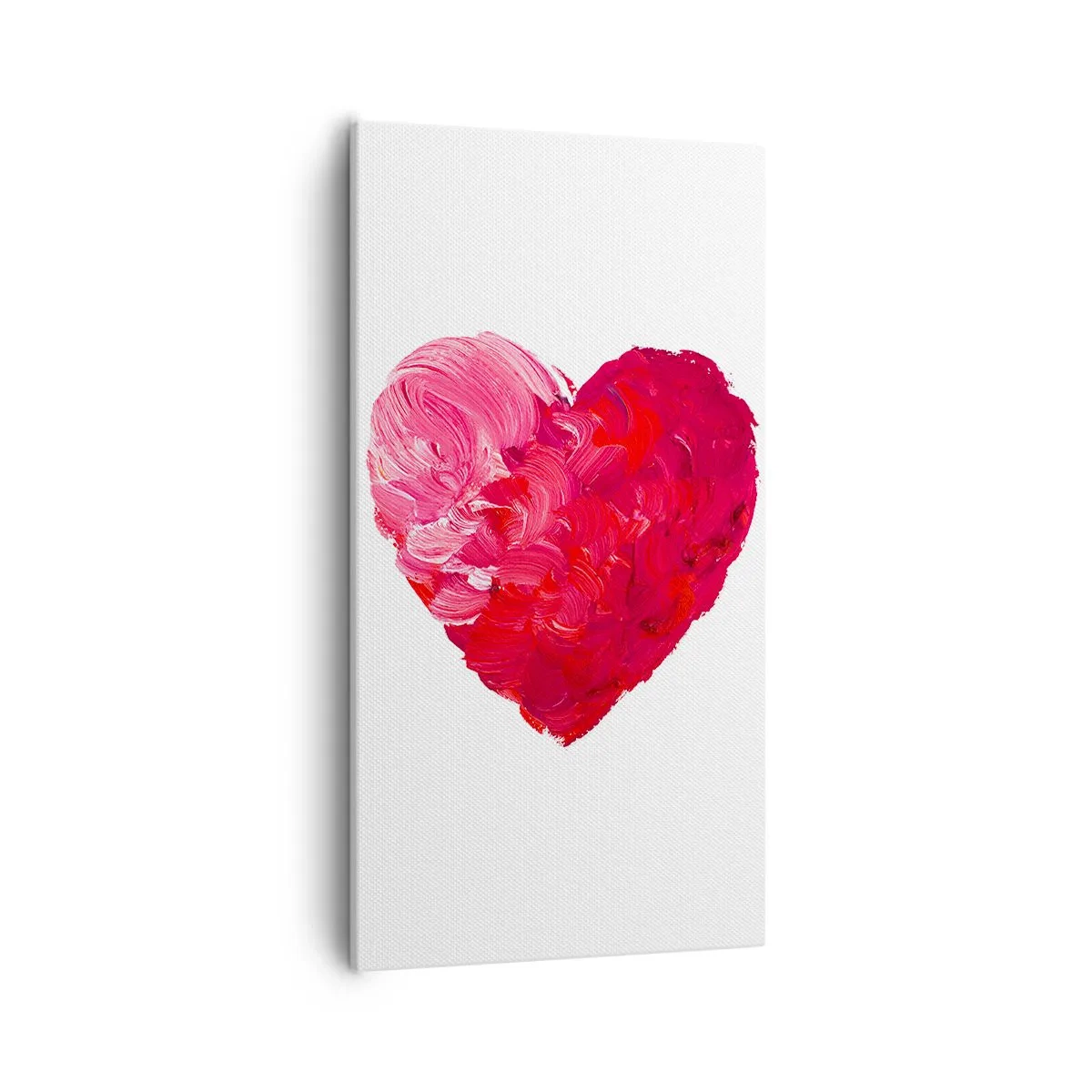 Bild auf Leinwand - Leinwandbild - Alles was du brauchst ist Liebe - 55x100 cm