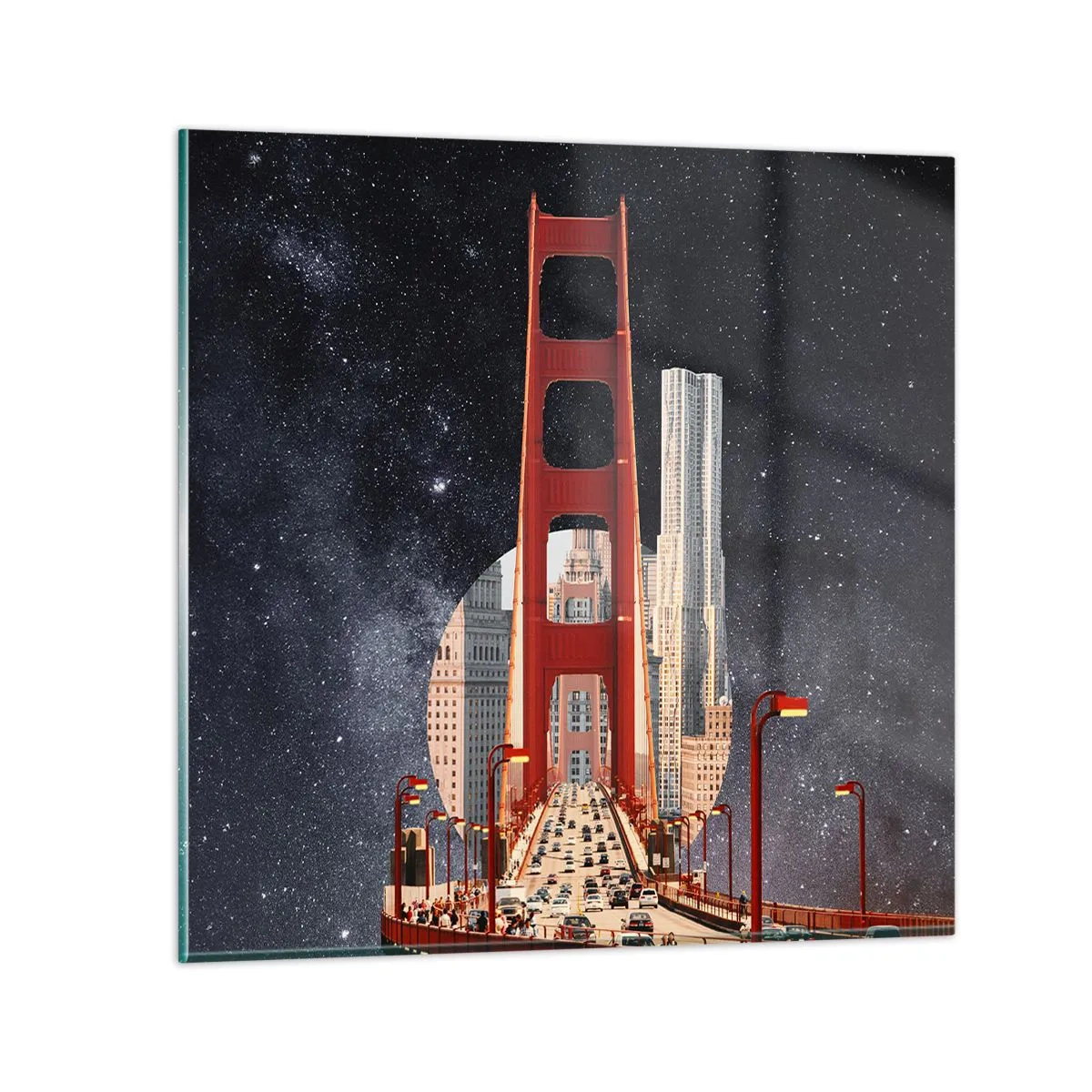 Glasbild - Bild auf glas - Immer im Mittelpunkt - 70x70 cm