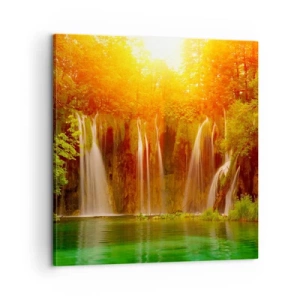Bild auf Leinwand - Leinwandbild - In der Sonne und im Schatten - 60x60 cm