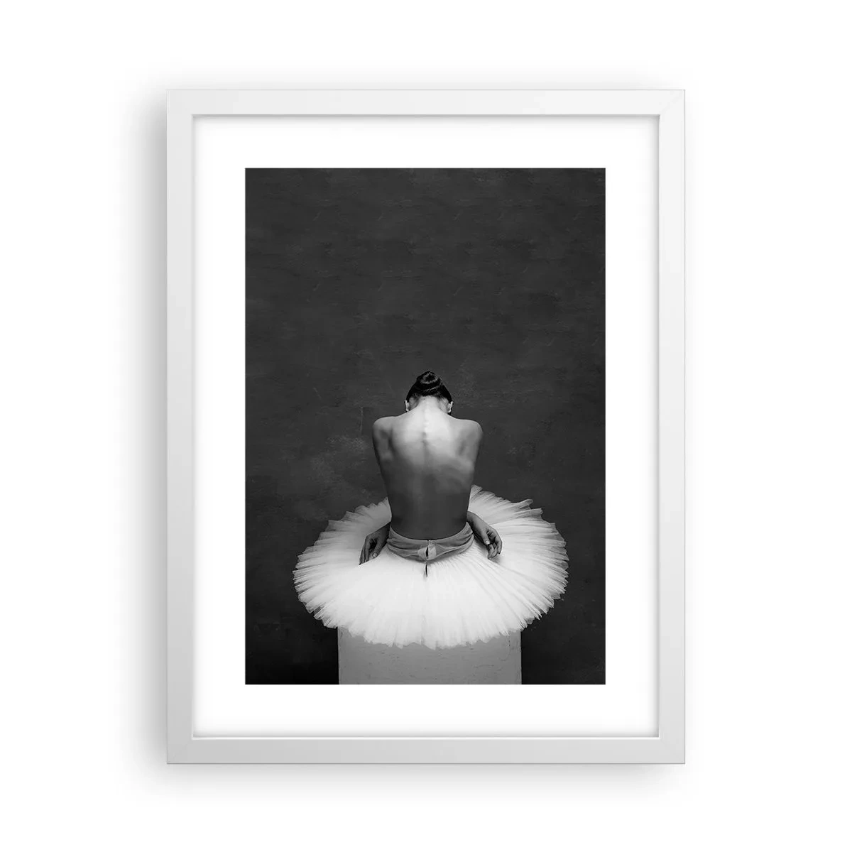 Poster in einem weißen Rahmen - Es blüht gerade - 30x40 cm