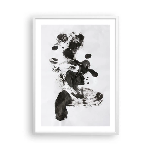 Poster in einem weißen Rahmen - Obwohl das Wahnsinn ist, steckt darin eine Methode? - 50x70 cm