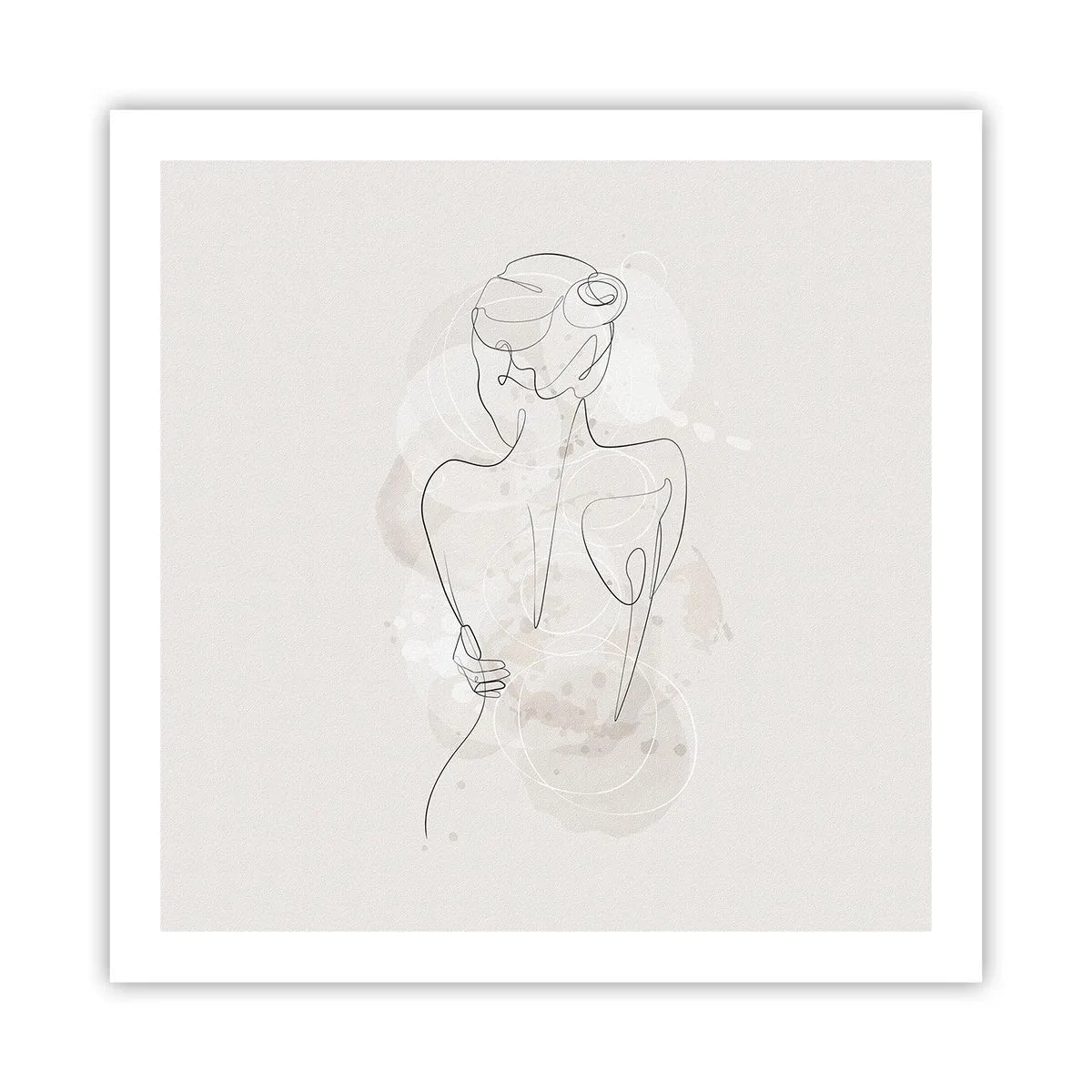 Poster - Wie ein sensibles Instrument - 60x60 cm