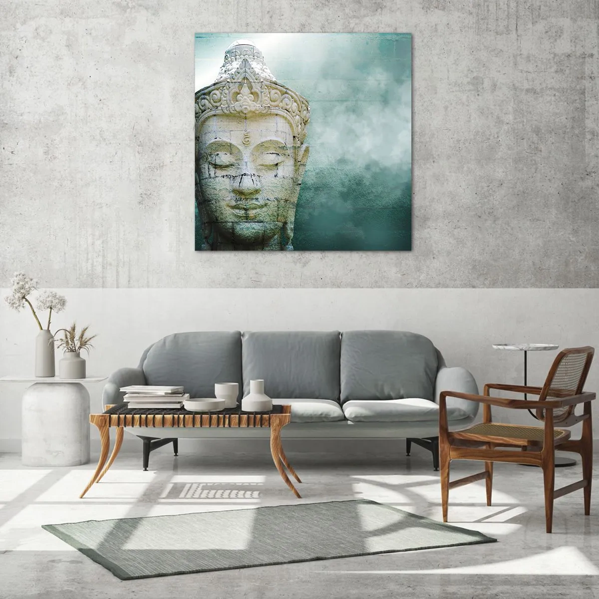 Glasbild - Bild auf glas - Auf der Suche nach dem Licht - 30x30 cm