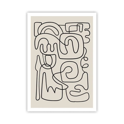 Poster - Folge der Spur - 70x100 cm