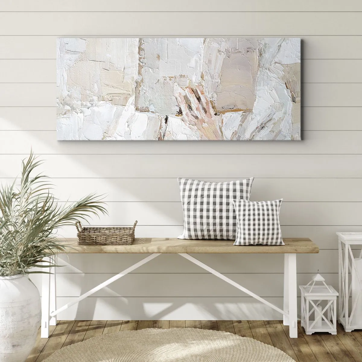 Bild auf Leinwand - Leinwandbild - In einer anderen Welt - 100x40 cm